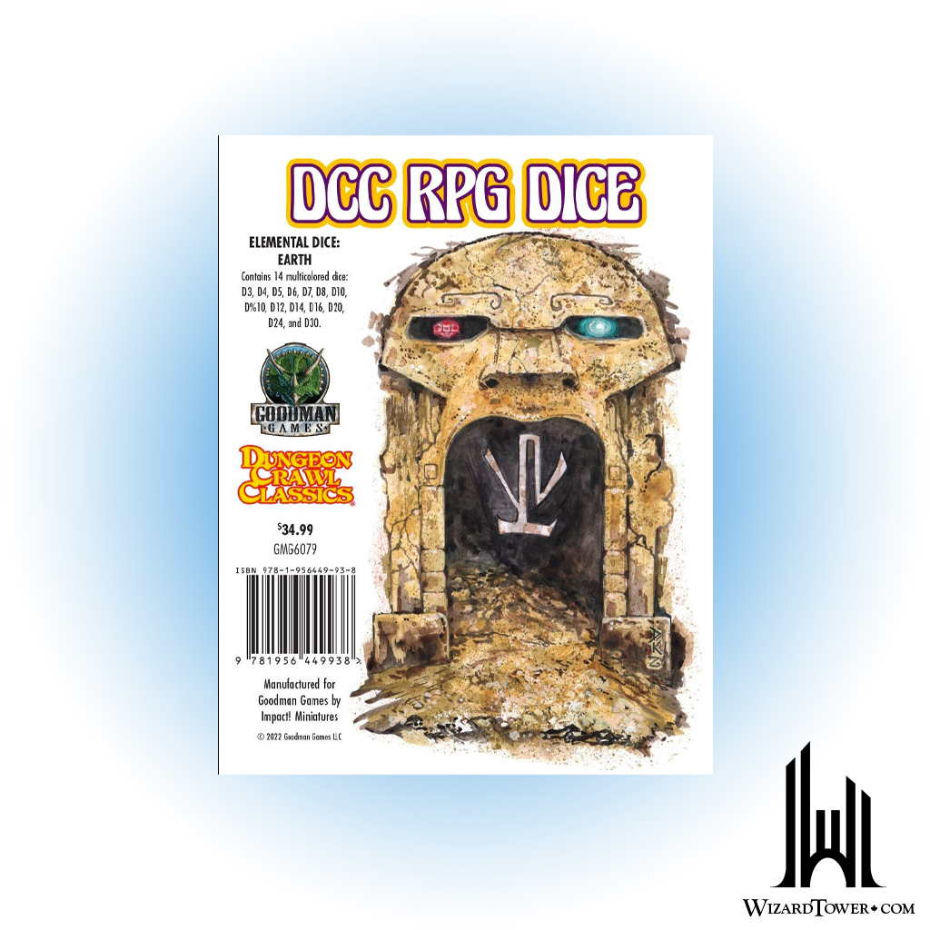 Dungeon Crawl Classic Dice Set Elemental: Earth